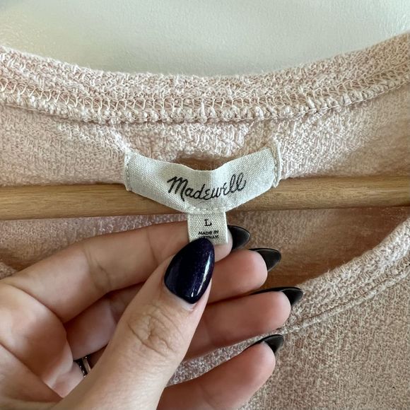 Madewell Textured Flutter Sleeve Top - Picture 7 of 8